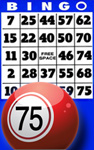 75 ball bingo ticket und regeln
